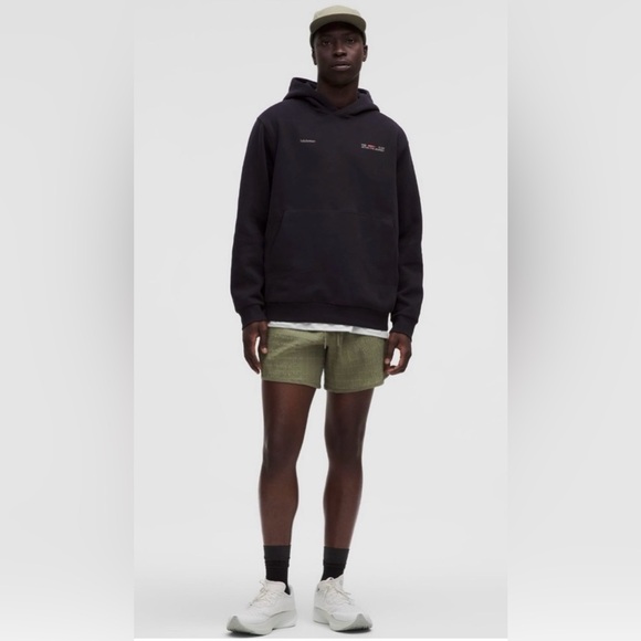 Lululemon steady state hoodie sweatshirt nightmoth running graphic black small - Picture 3 of 4